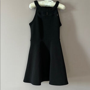 Place Elegant Black Kids Halter Dress - Small 5/6